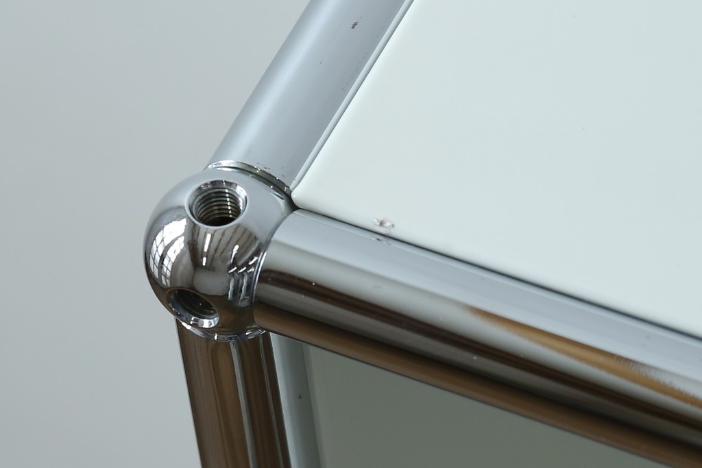 中古　美品　スイス　USMハラー(USM Haller)　3段シェルフ　定価約16万6千円　(R-084897)