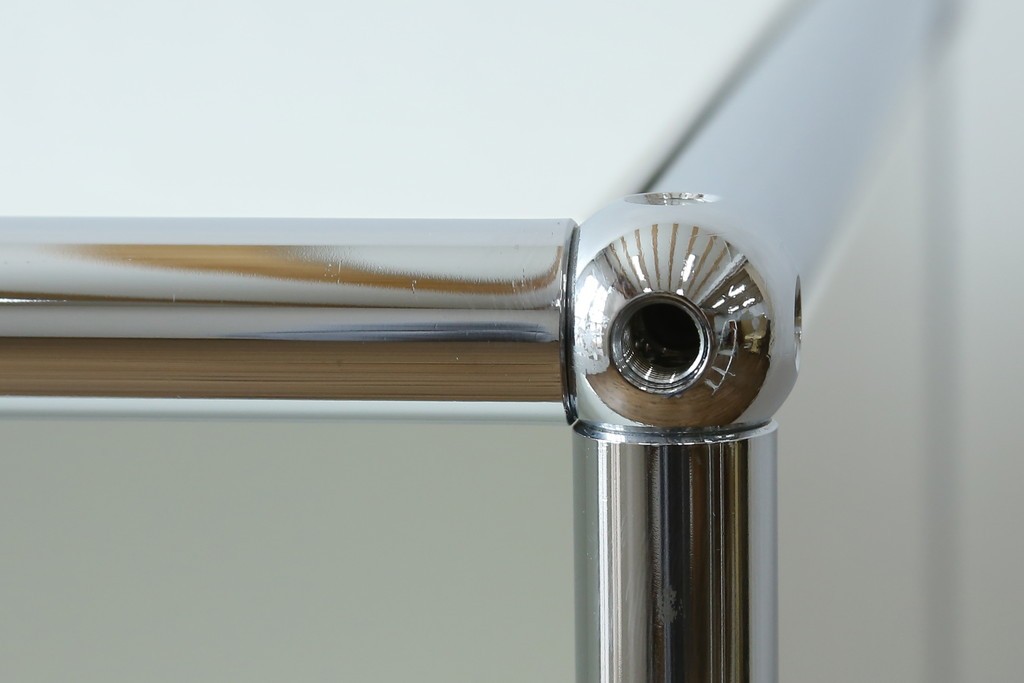 中古　美品　スイス　USMハラー(USM Haller)　3段シェルフ　定価約16万6千円　(R-084897)