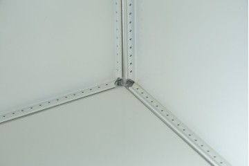 中古　美品　スイス　USMハラー(USM Haller)　3段シェルフ　定価約16万6千円　(R-084897)