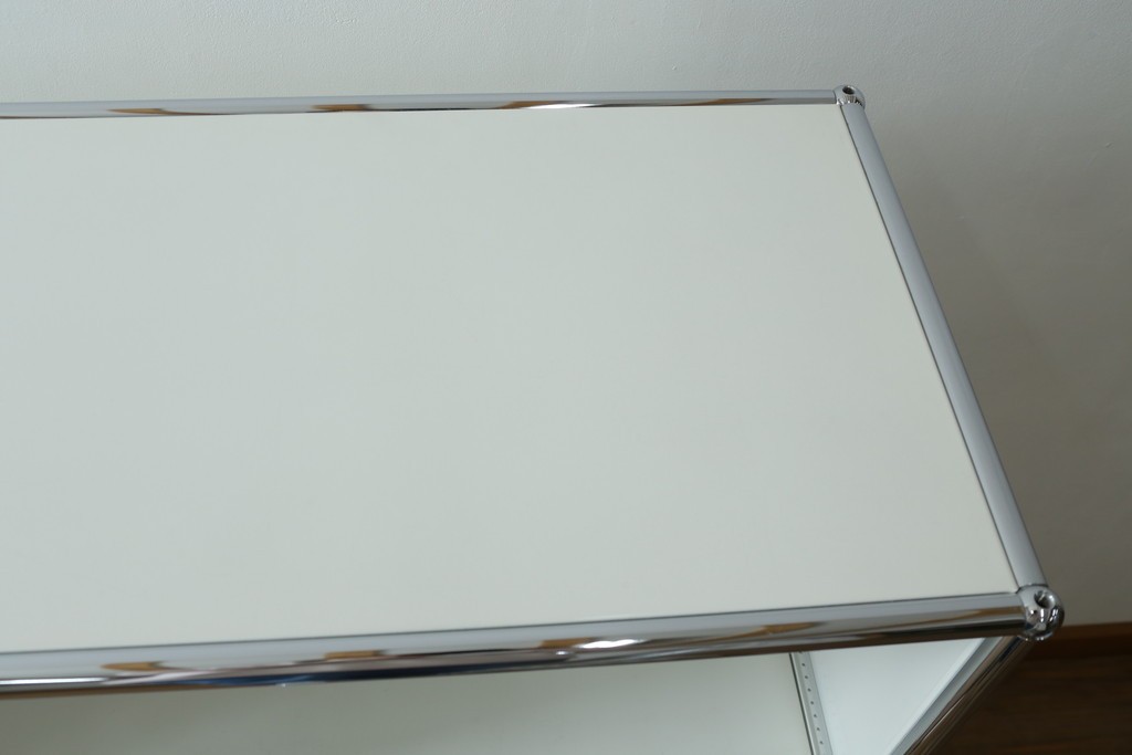 中古　美品　スイス　USMハラー(USM Haller)　ドロップダウンドア×2　サイドボード　定価約36万円　(R-084898)