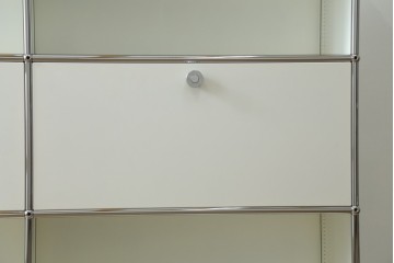中古　美品　スイス　USMハラー(USM Haller)　ドロップダウンドア×2　サイドボード　定価約36万円　(R-084898)