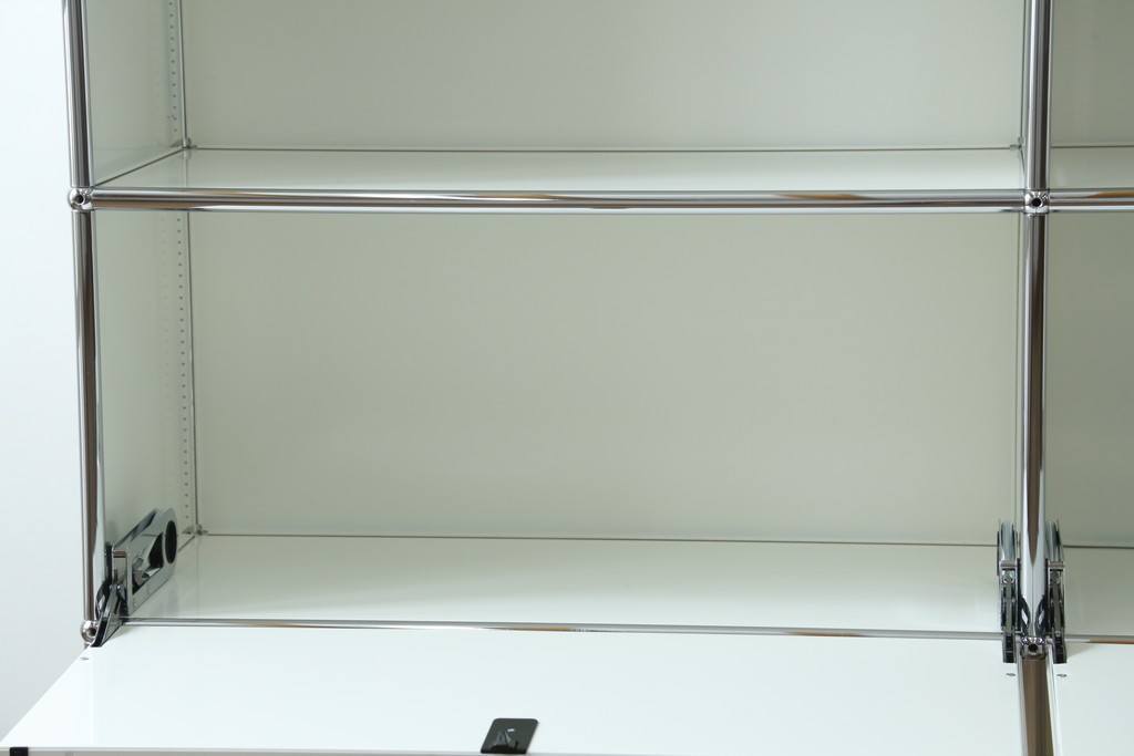 中古　美品　スイス　USMハラー(USM Haller)　ドロップダウンドア×2　サイドボード　定価約36万円　(R-084899)