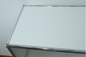 中古　美品　スイス　USMハラー(USM Haller)　ドロップダウンドア×2　サイドボード　定価約36万円　(R-084899)