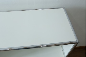 中古　美品　スイス　USMハラー(USM Haller)　ドロップダウンドア×2　サイドボード　定価約36万円　(R-084899)