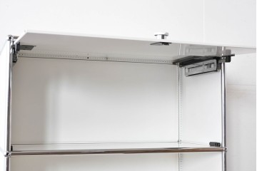中古　美品　スイス　USMハラー(USM Haller)　ホームオフィスにもおすすめなスッキリとしたデザインのシェルフ　定価約35万5千円相当　(R-084900)