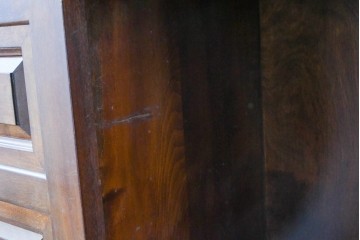 中古　松本民芸家具　クラシカルな佇まいが美しいE型サイドボード　定価約50万円相当　(R-084901)