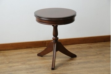 中古　美品　希少な廃番品!!　maruni(マルニ木工)　ブリティッシュコレクション　引き出し付きサイドテーブル　(R-084902)