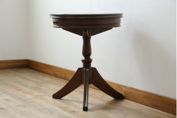 中古　美品　希少な廃番品!!　maruni(マルニ木工)　ブリティッシュコレクション　引き出し付きサイドテーブル　(R-084902)