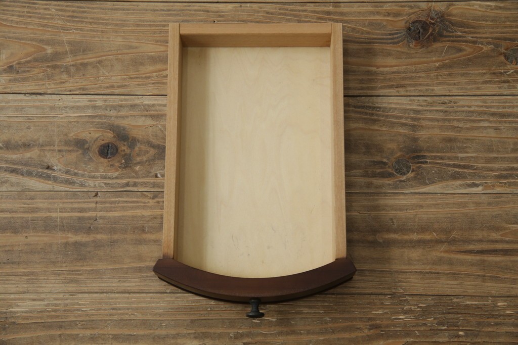 中古　美品　希少な廃番品!!　maruni(マルニ木工)　ブリティッシュコレクション　引き出し付きサイドテーブル　(R-084902)