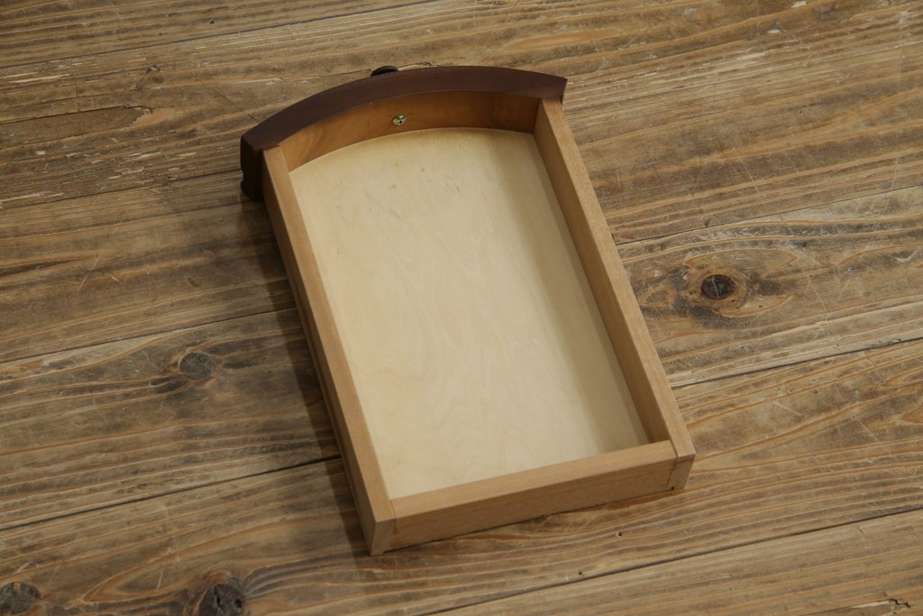 中古　美品　希少な廃番品!!　maruni(マルニ木工)　ブリティッシュコレクション　引き出し付きサイドテーブル　(R-084902)