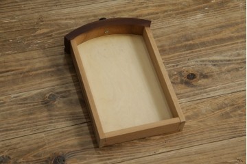 中古　美品　希少な廃番品!!　maruni(マルニ木工)　ブリティッシュコレクション　引き出し付きサイドテーブル　(R-084902)