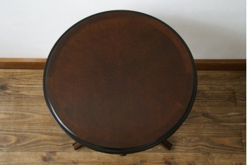 中古　美品　希少な廃番品!!　maruni(マルニ木工)　ブリティッシュコレクション　引き出し付きサイドテーブル　(R-084902)