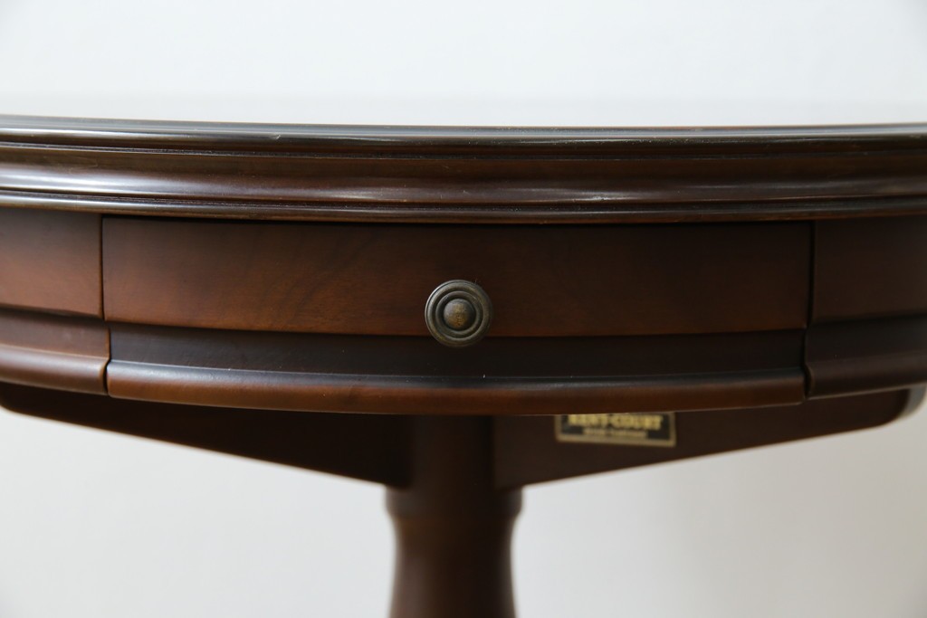 中古　美品　希少な廃番品!!　maruni(マルニ木工)　ブリティッシュコレクション　引き出し付きサイドテーブル　(R-084902)