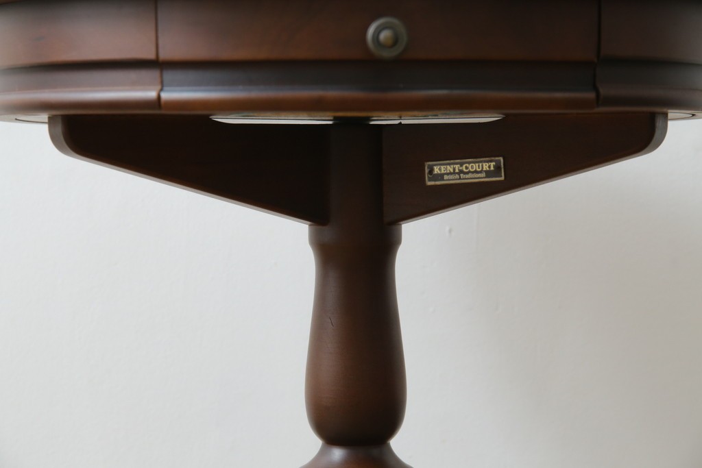 中古　美品　希少な廃番品!!　maruni(マルニ木工)　ブリティッシュコレクション　引き出し付きサイドテーブル　(R-084902)