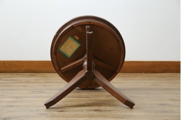 中古　美品　希少な廃番品!!　maruni(マルニ木工)　ブリティッシュコレクション　引き出し付きサイドテーブル　(R-084902)