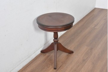 中古　美品　希少な廃番品!!　maruni(マルニ木工)　ブリティッシュコレクション　引き出し付きサイドテーブル　(R-084902))