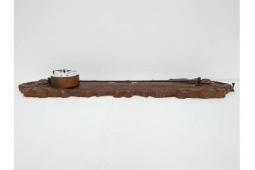 ジャンク品　AIKOSHA(愛工舎)　自動時計　動時計　お部屋に美しく溶け込む掛け時計　(R-084906)