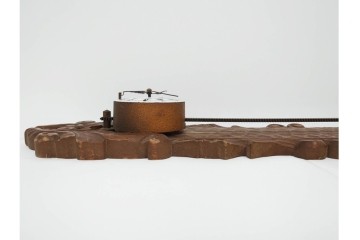 ジャンク品　AIKOSHA(愛工舎)　自動時計　動時計　お部屋に美しく溶け込む掛け時計　(R-084906)