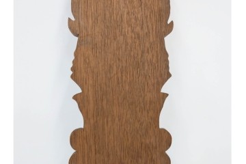 ジャンク品　AIKOSHA(愛工舎)　自動時計　動時計　お部屋に美しく溶け込む掛け時計　(R-084906)