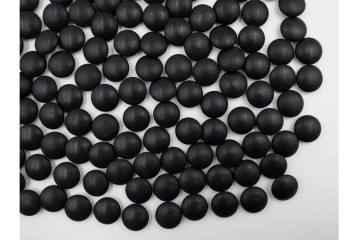 時代物　蛤・那智黒　螺鈿の花文が華やかな碁笥・碁石セット　(R-084907)