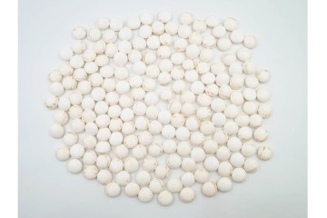 時代物　蛤・那智黒　螺鈿の花文が華やかな碁笥・碁石セット　(R-084907)