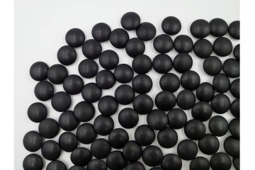 時代物　蛤・那智黒　螺鈿の花文が華やかな碁笥・碁石セット　(R-084907)