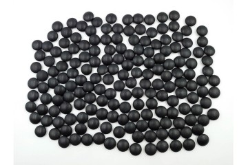 時代物　蛤・那智黒　螺鈿の花文が華やかな碁笥・碁石セット　(R-084907)