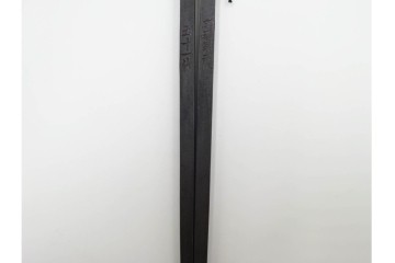 在銘　亀文堂正平造の青銅霊芝頭火箸と明珍宗之作火箸のセット　共箱付き　(R-084908)