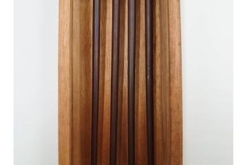 在銘　亀文堂正平造の青銅霊芝頭火箸と明珍宗之作火箸のセット　共箱付き　(R-084908)