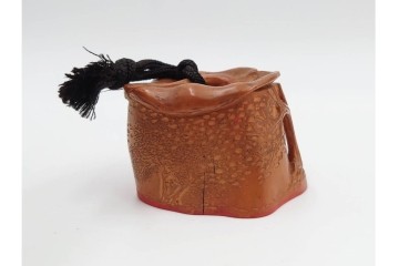 木彫・彫刻・篆刻　石材製と木製の古印材まとめて22点セット　(R-084911)