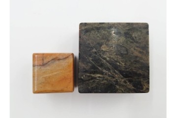 木彫・彫刻・篆刻　石材製と木製の古印材まとめて22点セット　(R-084911)