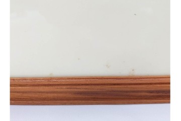 真作　サイン入り　荻須高徳　「中庭に続くロケット通り」　パリの街並みを描いた和紙刷りリトグラフ　外箱付き　(R-084918)