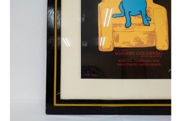 真作　直筆サイン入り　ジョージ・ロドリーゲ(George Rodrigue)　ブルードッグ　「A MAN&HIS DOG」　28/90　シルクスクリーン　(R-084919)