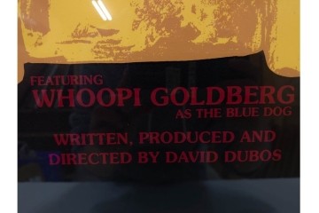 真作　直筆サイン入り　ジョージ・ロドリーゲ(George Rodrigue)　ブルードッグ　「A MAN&HIS DOG」　28/90　シルクスクリーン　(R-084919)