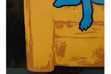 真作　直筆サイン入り　ジョージ・ロドリーゲ(George Rodrigue)　ブルードッグ　「A MAN&HIS DOG」　28/90　シルクスクリーン　(R-084919)