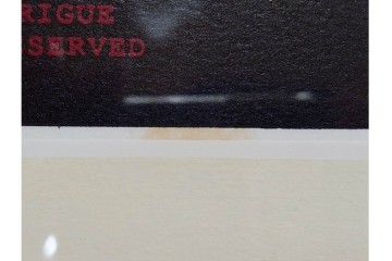 真作　直筆サイン入り　ジョージ・ロドリーゲ(George Rodrigue)　ブルードッグ　「A MAN&HIS DOG」　28/90　シルクスクリーン　(R-084919)