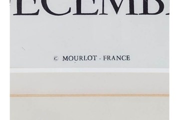 真作　版上サイン入り　1980年　ベルナール・ビュッフェ(ビュフェ)　Bernard Buffet　「富士山」　力強い線描と鮮やかな色彩のリトグラフポスター　(R-084920)