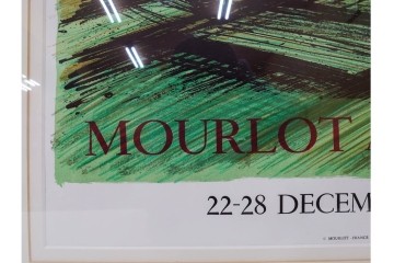 真作　版上サイン入り　1980年　ベルナール・ビュッフェ(ビュフェ)　Bernard Buffet　「富士山」　力強い線描と鮮やかな色彩のリトグラフポスター　(R-084920)