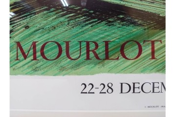 真作　版上サイン入り　1980年　ベルナール・ビュッフェ(ビュフェ)　Bernard Buffet　「富士山」　力強い線描と鮮やかな色彩のリトグラフポスター　(R-084920)