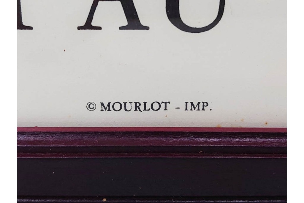 真作　版上サイン入り　1979年　ベルナール・ビュッフェ(ビュフェ)　Bernard Buffet　「ラ・ボール海岸」　海辺の風景を鋭いタッチで描き出したリトグラフポスター　外箱付き　(R-084921)