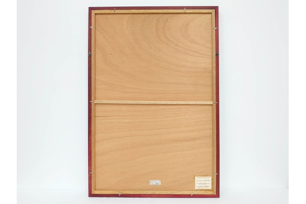 真作　版上サイン入り　1979年　ベルナール・ビュッフェ(ビュフェ)　Bernard Buffet　「ラ・ボール海岸」　海辺の風景を鋭いタッチで描き出したリトグラフポスター　外箱付き　(R-084921)