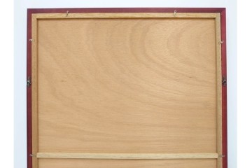 真作　版上サイン入り　1979年　ベルナール・ビュッフェ(ビュフェ)　Bernard Buffet　「ラ・ボール海岸」　海辺の風景を鋭いタッチで描き出したリトグラフポスター　外箱付き　(R-084921)