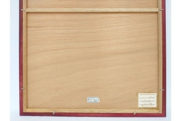 真作　版上サイン入り　1979年　ベルナール・ビュッフェ(ビュフェ)　Bernard Buffet　「ラ・ボール海岸」　海辺の風景を鋭いタッチで描き出したリトグラフポスター　外箱付き　(R-084921)