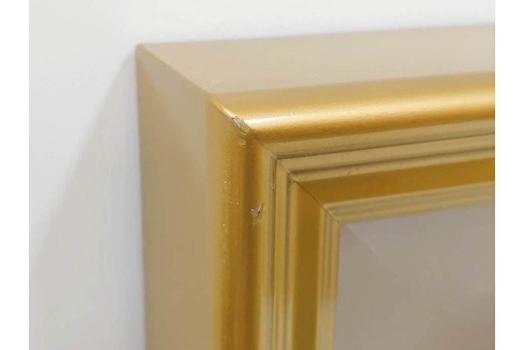 複製画　東山魁夷　限定300部のうち第98番　「山湖澄む」　額装絵画　外箱なし　(R-084922)