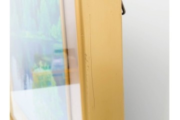 複製画　東山魁夷　限定300部のうち第98番　「山湖澄む」　額装絵画　外箱なし　(R-084922)