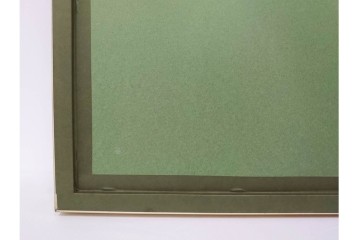 複製画　東山魁夷　限定300部のうち第98番　「山湖澄む」　額装絵画　外箱なし　(R-084922)