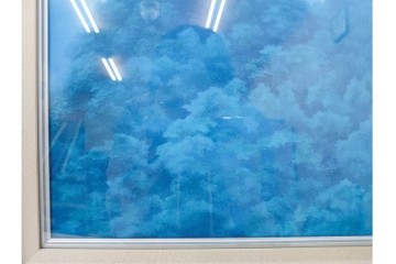 岩絵具方式複製画　東山魁夷　第1977番　「朝雲」　承認印入り保証書・外箱付き　(R-084923)