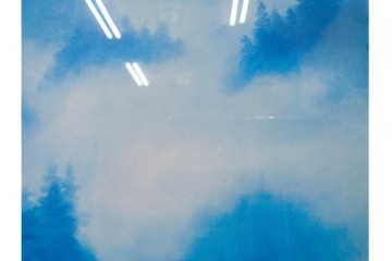 岩絵具方式複製画　東山魁夷　第1977番　「朝雲」　承認印入り保証書・外箱付き　(R-084923)