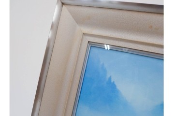 岩絵具方式複製画　東山魁夷　第1977番　「朝雲」　承認印入り保証書・外箱付き　(R-084923)