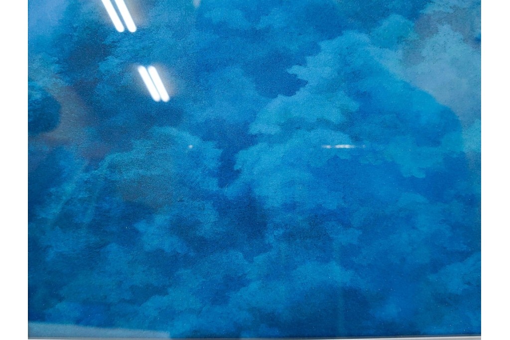 岩絵具方式複製画　東山魁夷　第1977番　「朝雲」　承認印入り保証書・外箱付き　(R-084923)